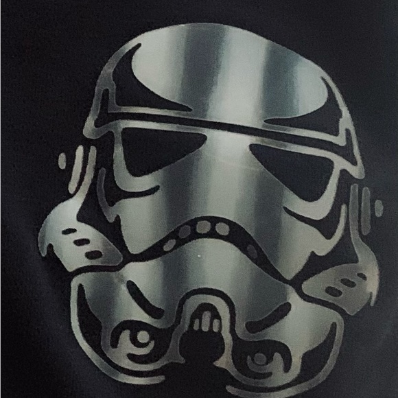 GAP Boys Star Wars, fleece lounge pant. Sz 12. Storm Trooper holographic. - Picture 2 of 3